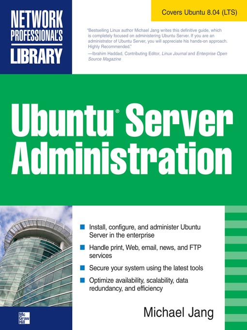 Title details for Ubuntu Server Administration by Michael Jang - Available